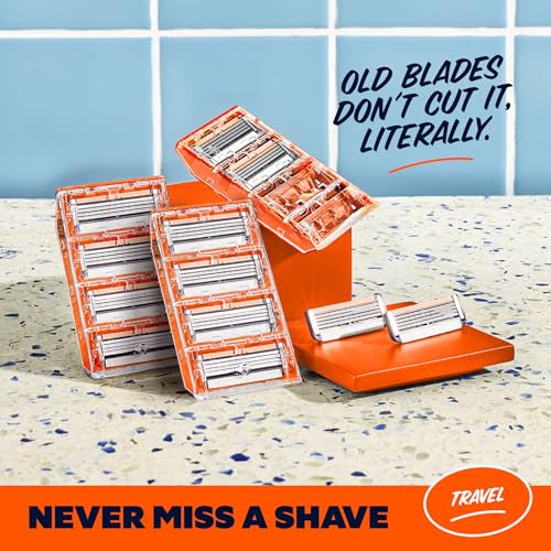 Travel Shave Set (Blue / 1 Count (Pack of 4))