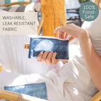 Roamio Reusable Snack Bags (C3 Denim On Denim-Sm)