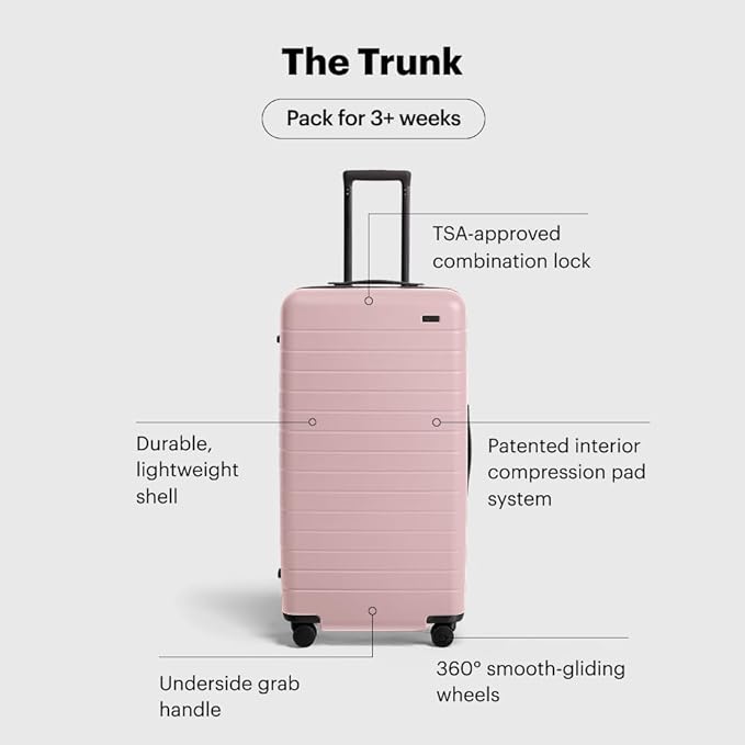 Away Large Trunk Luggage, 31 Inch Hardside Suitcase - Image 3