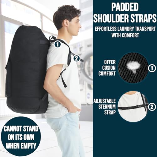 Laundry Backpack Bag (light Gray)