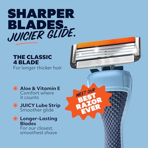 Travel Shave Set (Blue / 1 Count (Pack of 4))