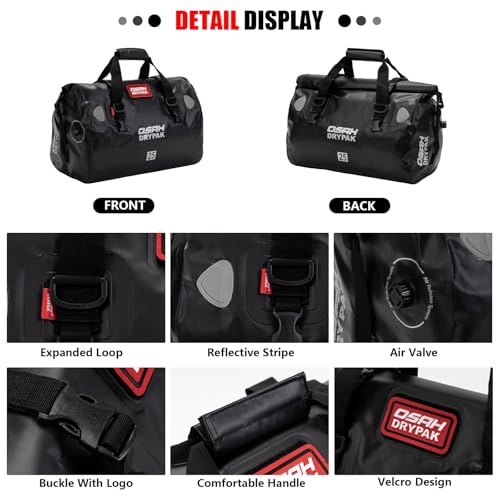 Waterproof Duffel& Luggage Bag (60L / Black)