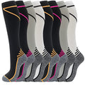 8 Pairs Compression Socks for Men & Women 20 (Small-Medium / 01-8 Pairs-multicolor 2)
