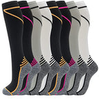 8 Pairs Compression Socks for Men & Women 20 (Small-Medium / 01-8 Pairs-multicolor 2)