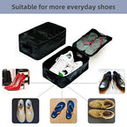 Travel Shoe Bags (Black / 2+2 Packs)