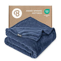 Fleece Blanket Luxury Microplush (Throw XL / 06 - Dark Blue)