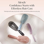 Flexi Flow Detangler Brush (Black / 1 pc)