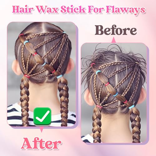 Hair Wax Stick (4 Piece (Pink))