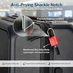 1''x1'' TSA Approved Luggage Locks (Red 2 Pack)