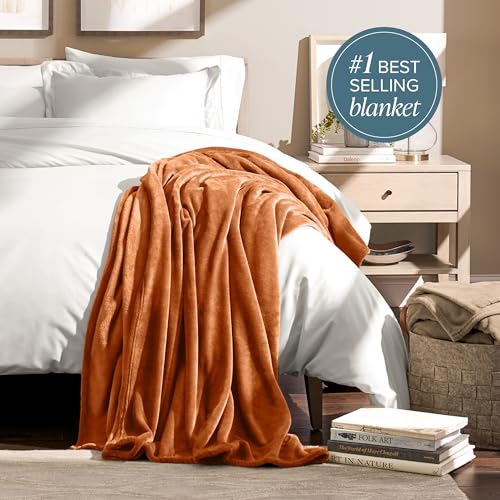 Fleece Blanket Luxury Microplush (King / 22 - Sienna)