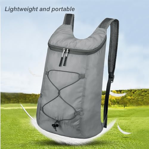 16L Foldable Hiking Backpack (Gray)