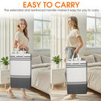 2 Pack Large Home Laundry Basket (2 x 88L)