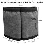 Luggage Travel Cup Holder Free Hand Drink Carrier (No Hook & Loop: Grey)