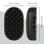 Luxury Twist Styler – Durable, Washable Comb Brush, a Premium Alternative to Hair Sponges for Afro, Curly, Coiled & 4C Hair, Ideal for Daily or Professional Use (Black)