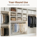 Wooden Coat Hangers (0.5"T (20 pack) / Matte Black)