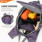 15L Foldable Hiking Backpack Lightweight Packable Travel Daypack with Chest Strap Small Outdoor Folding Back Pack Collapsible Bag for Women Men (Purple / 15l)