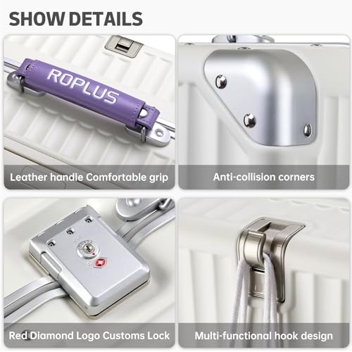 Aluminium Frame Checked (White& Purple / 28 inch)
