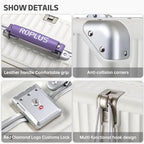 Aluminium Frame Checked (White& Purple / 28 inch)
