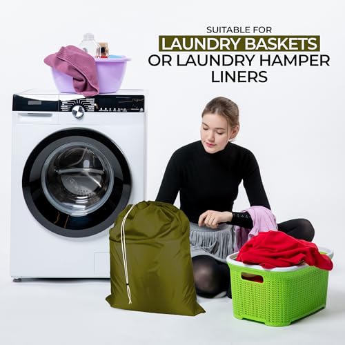 Jumbo 100% Heavy Nylon Laundry Bag (OLD GOLD)