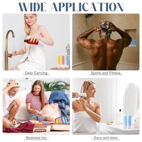 Travel Bottles for Toiletries (COLORFUL)