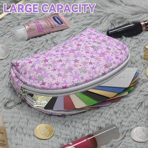 12 Pieces Mini Makeup Bags (12pcs Purple S)