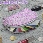 12 Pieces Mini Makeup Bags (12pcs Purple S)