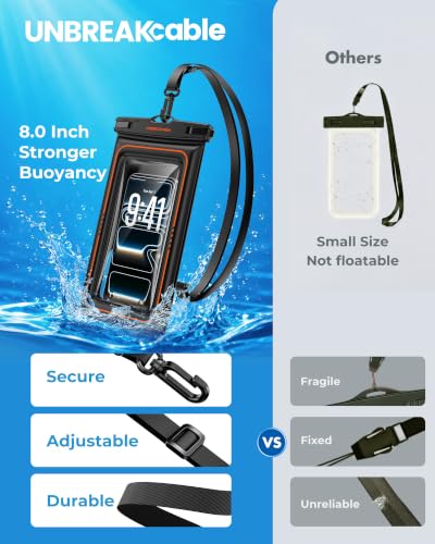 Floating Waterproof Phone Pouch 2 Pack (8.0 inch)