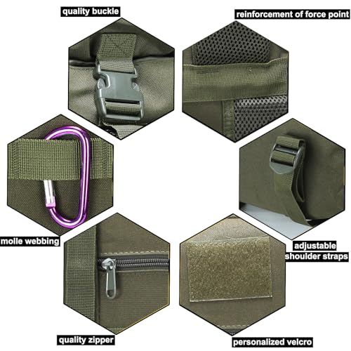 Hiking Backpack for Men 70L (100l-olivegreen)
