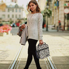 Insulated Lunch Bag Women (Leopard Print)