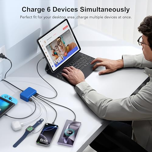 USB C Charger Block (C-Blue / 100W)