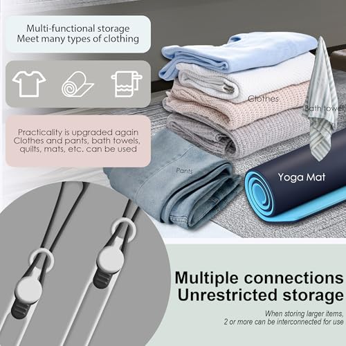 16Pcs Silicone Cable Ties (16pcs-multicolor C / 4.2 Inch+7.1 Inch)