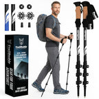 Compact Trekking Poles (Black Raven)