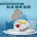 Pill Box 3 Compartment Small Pill Case Pill Organizer for Purse (Set-4-style a / 4 piece)