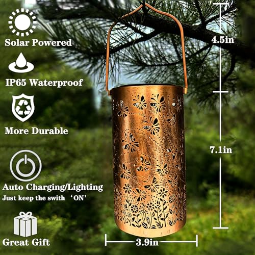 Butterfly Solar Lights Outdoor Waterproof (butterflys&flowers)