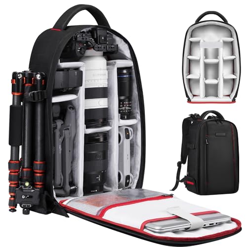 Camera Backpack (03-black-red)