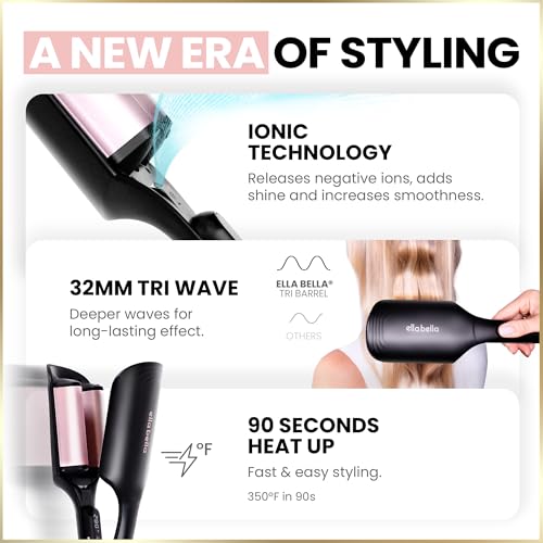 Ultimate Waver Curling Iron (Black/Rose Gold)