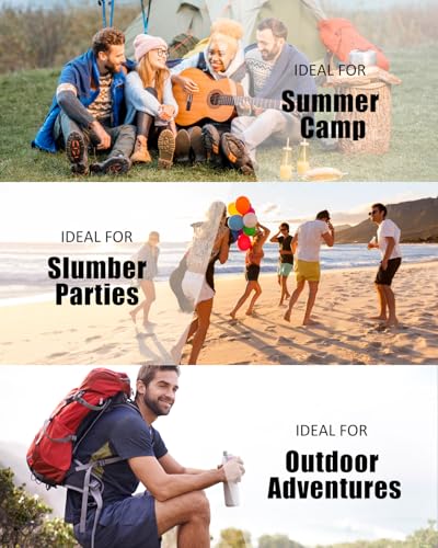 Sleeping Bags for Adults Women Backpacking Lightweight Waterproof (3.3lb Orange)