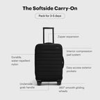 Away Softside Carry-On Suitcase, 22 Inch Lightweight, Expandable High-Strength - Image 3