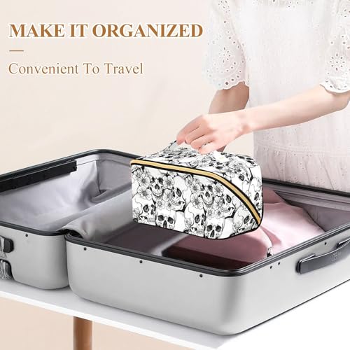 Makeup Organizer Bag (Skulls 050)