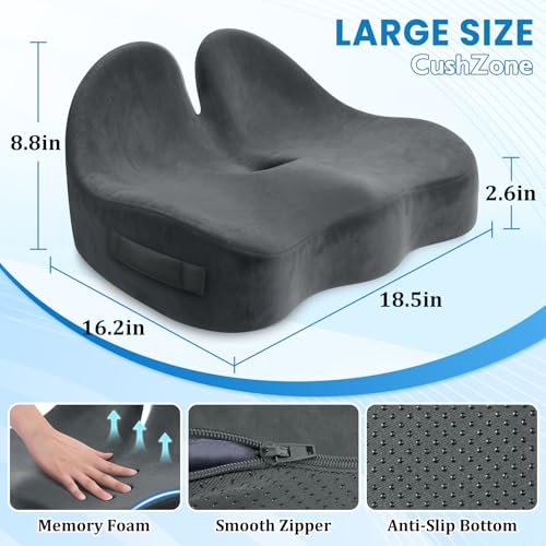 Ergonomic Seat Cushion (Gray / Large)