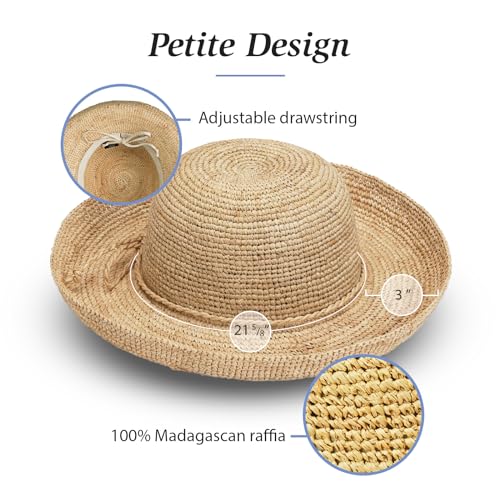 Women’s Petite Catalina Sun Hat (Small / Natural)
