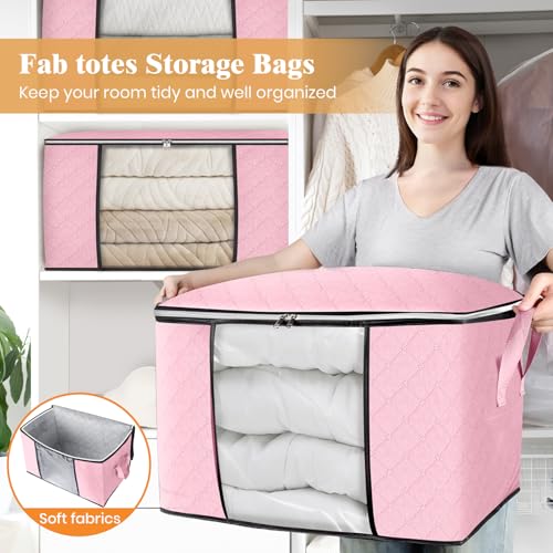 90L Clothes Storage (6 Pack-90l / Pink)