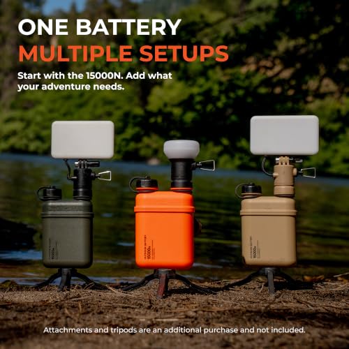 ELECOM NESTOUT Rugged Power Bank (Orange / 15000mAh)