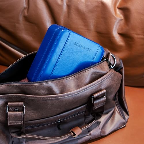 Watch Travel Case with Combination Lock (Blue)