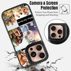 Custom Wallet Phone Case for iPhone 16 Pro (Black-D / iPhone 16 Pro)