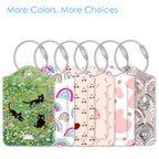 Luggage Tags Privacy Cover ID Label for Travel Bag Suitcase (Cat)