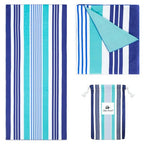 Quick Dry Microfiber Beach Towel (Ocean / Large 63x31")