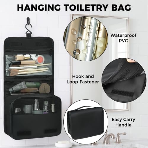 4 Set/6 Set/8 Set Compression Packing Cubes Travel Accessories Expandable Packing Organizers (Square Mesh, 08-Black) (08-Black / Square Mesh)