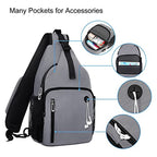 Sling Backpack Bag (Grey)