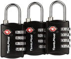 3 Pack TSA Luggage Locks with 4 Digit Combination – Heavy Duty Set Your Own - Image 2